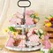 6 Pcs Easter Bunny Wooden Signs Wooden Rabbit Table Decor Pink Bunny Decoration Cute Rabbit Shaped Tabletop Centerpieces for Party Easter Gifts Home Tiered Tray Decor